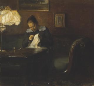 Carl Vilhelm Holsøe - Sewing