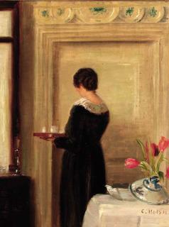 Carl Vilhelm Holsøoe - Afternoon tea