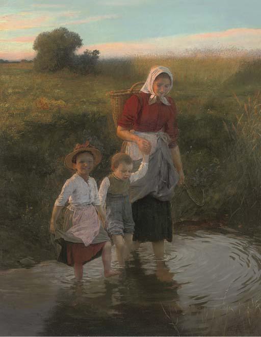 Carl Von Bergen - Crossing The Stream At The End of The Day