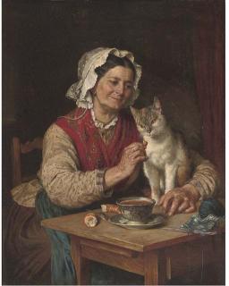 Carl von Blaas - A tempting treat