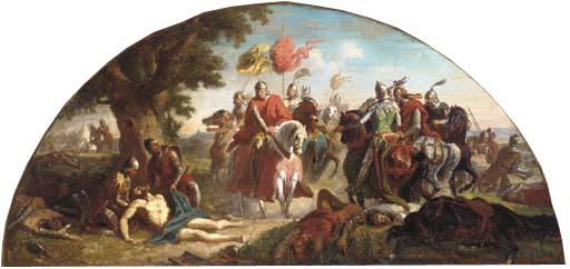 Carl Von Blaas - The wounded soldier