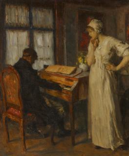 Carl von Marr - Im Musikzimmer.