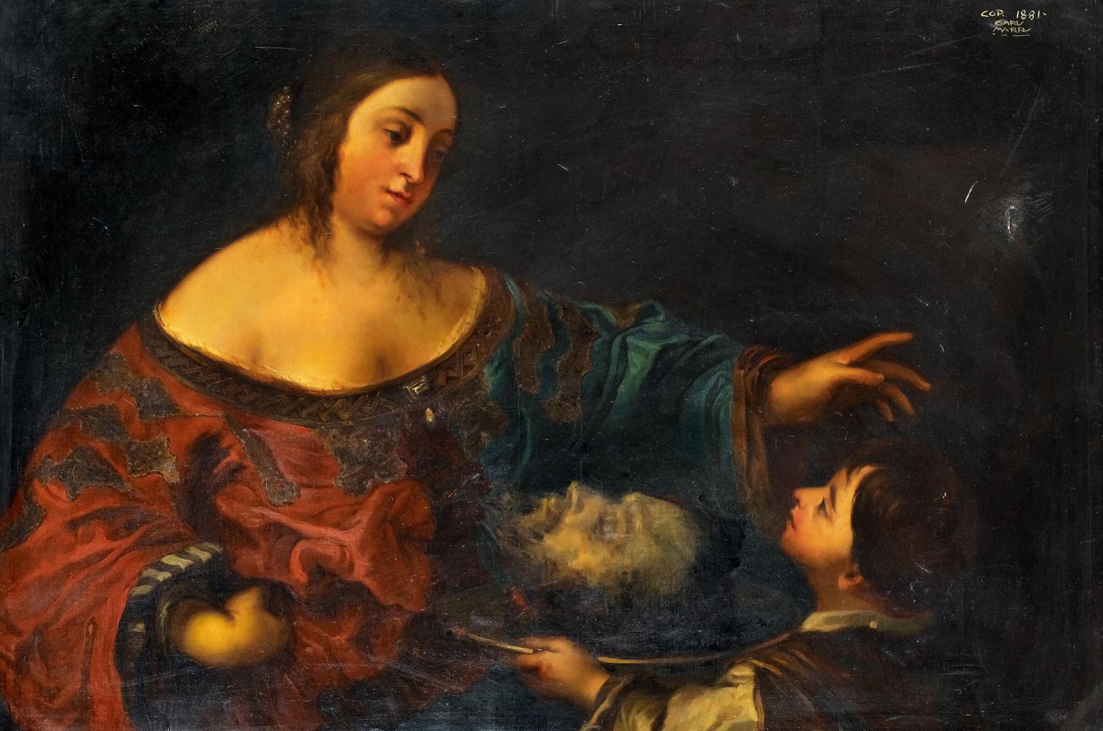 Carl von Marr - Kopie nach Salome mit dem Haupt Johannes des Täufers.