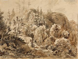 Carl Wagner - Gebirgslandschaft.