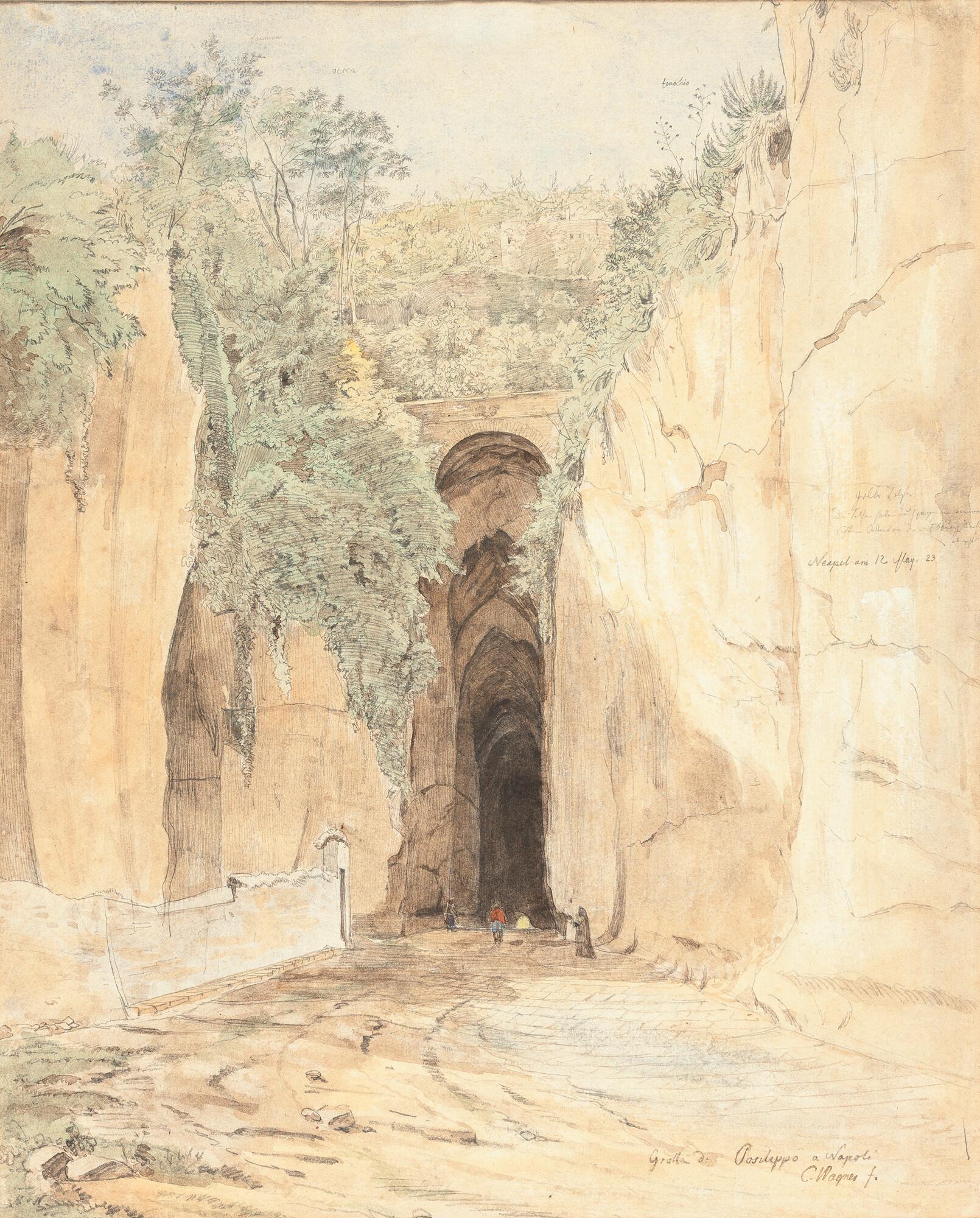 Carl Wagner - „Grotta di Posilippo a Napoli“