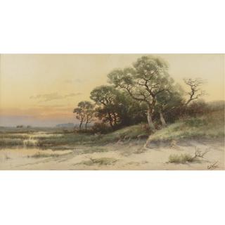 Carl Weber - Evening, Bristol Point, Pennsylvania