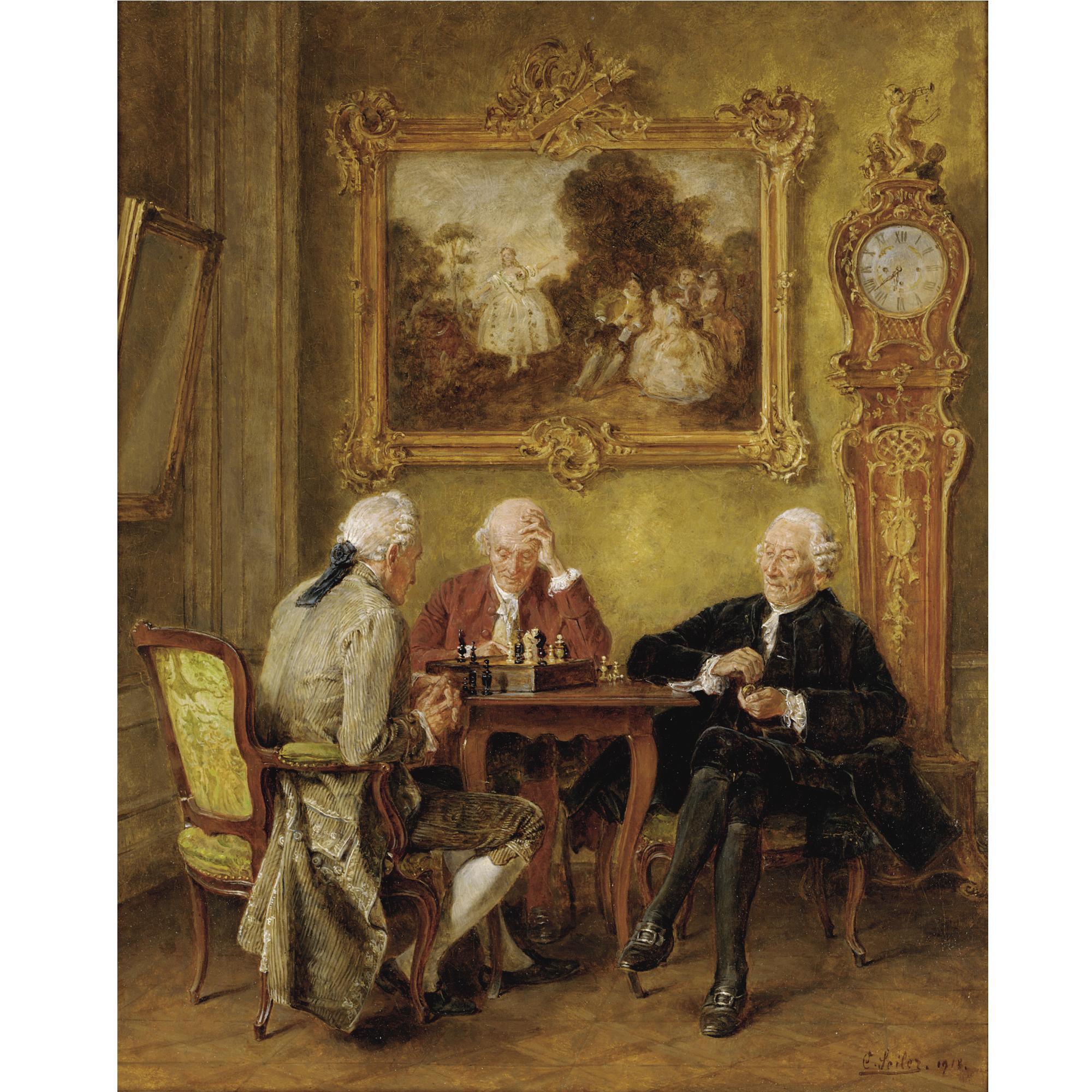 Carl Wilhelm Anton Seiler - A Tense Game