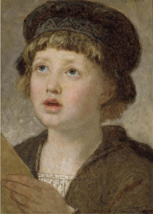 Carl Wilhelm Friedrich Bauerle - The choir boy