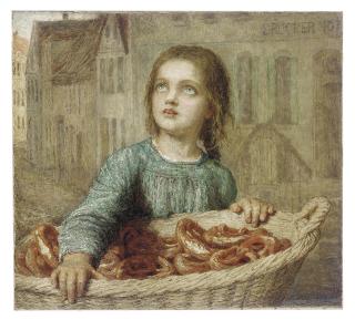 Carl Wilhelm Friedrich Bauerle - The little pretzel seller