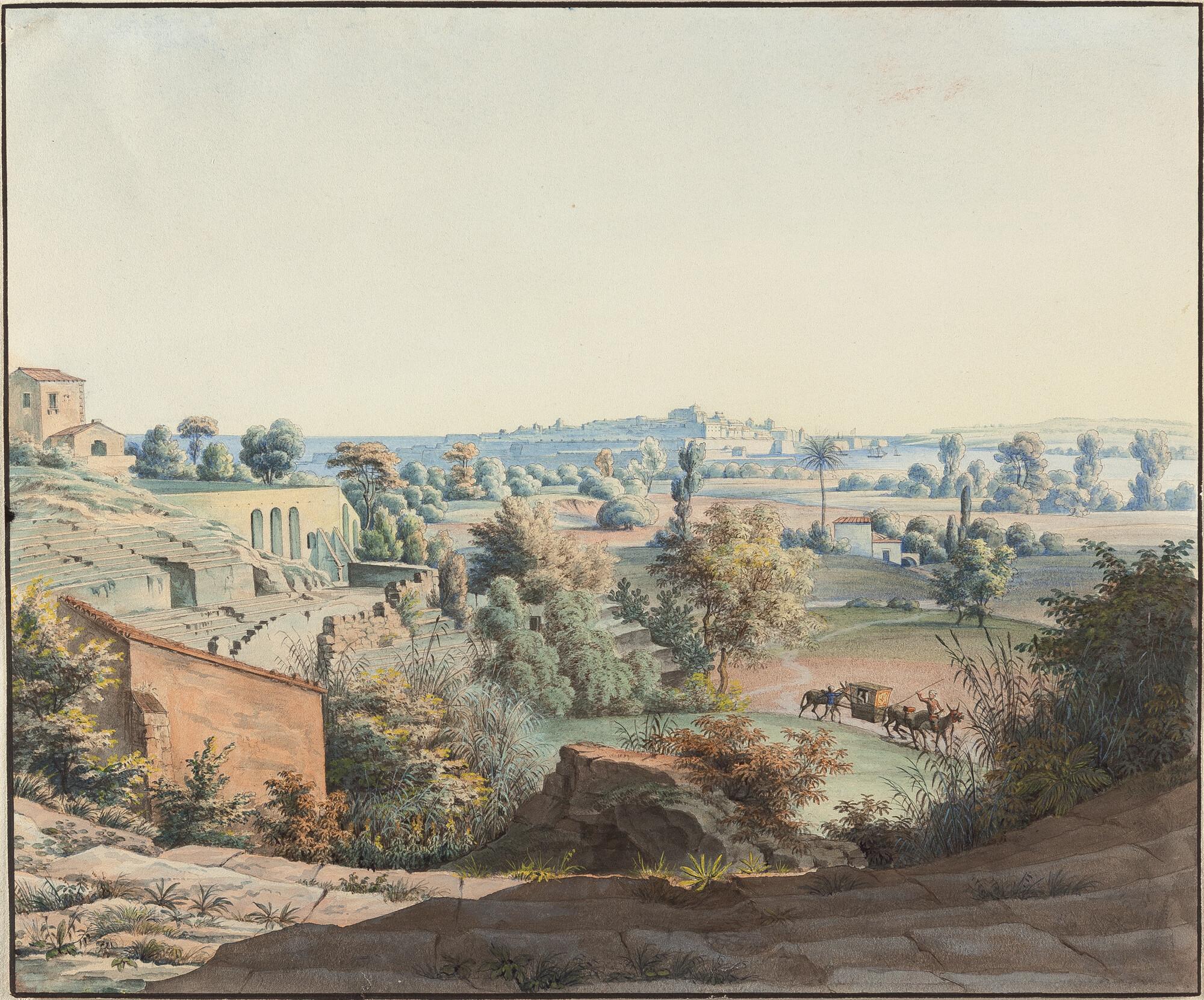 Carl Wilhelm Götzloff - Das griechische Theater in Syrakus