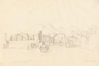 Carl Wilhelm Götzloff - „Tempel des Jupiter a Pompeji“