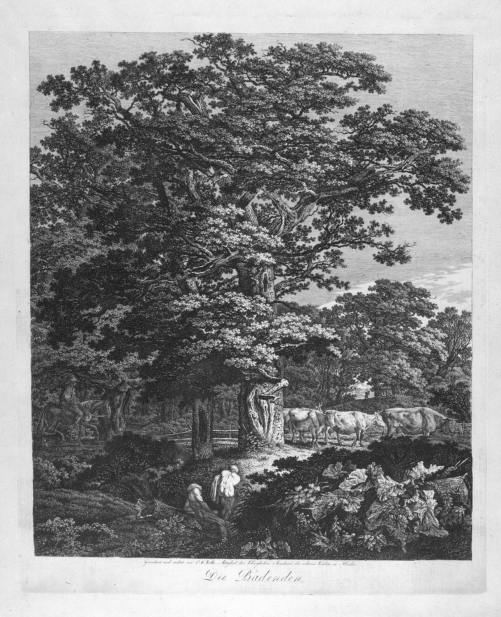 Carl Wilhelm Kolbe d. Ä. - Die Badenden.