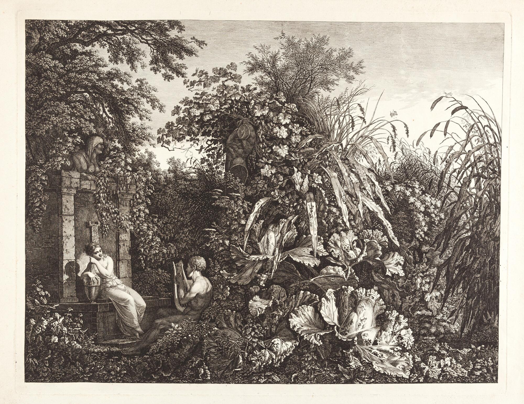 Carl Wilhelm Kolbe d. Ä. - Kräuterstück mit Leierspieler