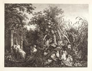 Carl Wilhelm Kolbe d. Ä. - Kräuterstück mit Leierspieler