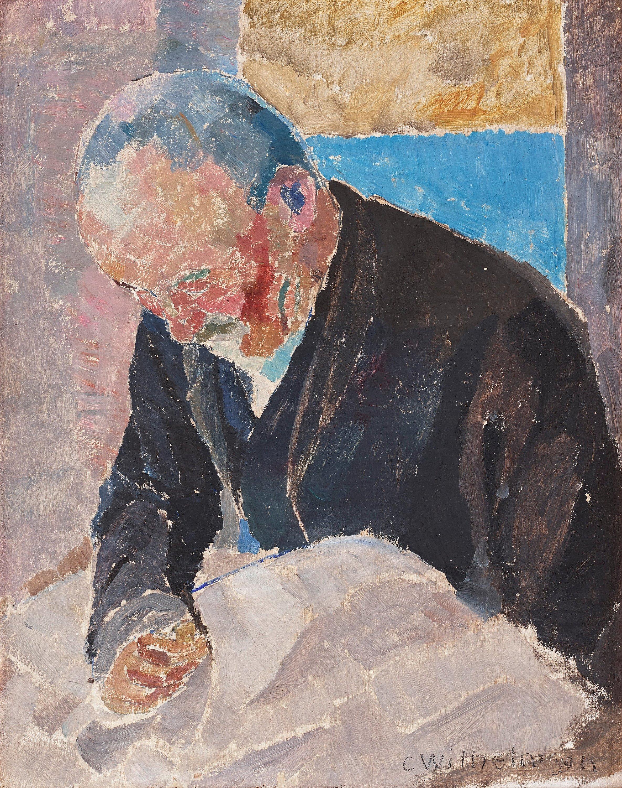 Carl Wilhelmson - ”Segelsömnad\