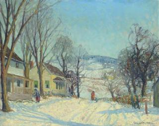Carl William Peters - The Little Village, Bushnell Basin