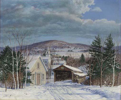 Carl Wuermer - Winter in the Valley