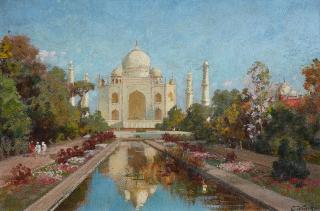 Carl Wuttke - Ansicht des Taj Mahal