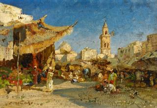 Carl Wuttke - Basar in Tunis