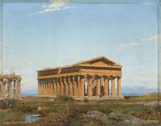 Carl Wuttke - Der sogenannte Poseidontempel in Paestum
