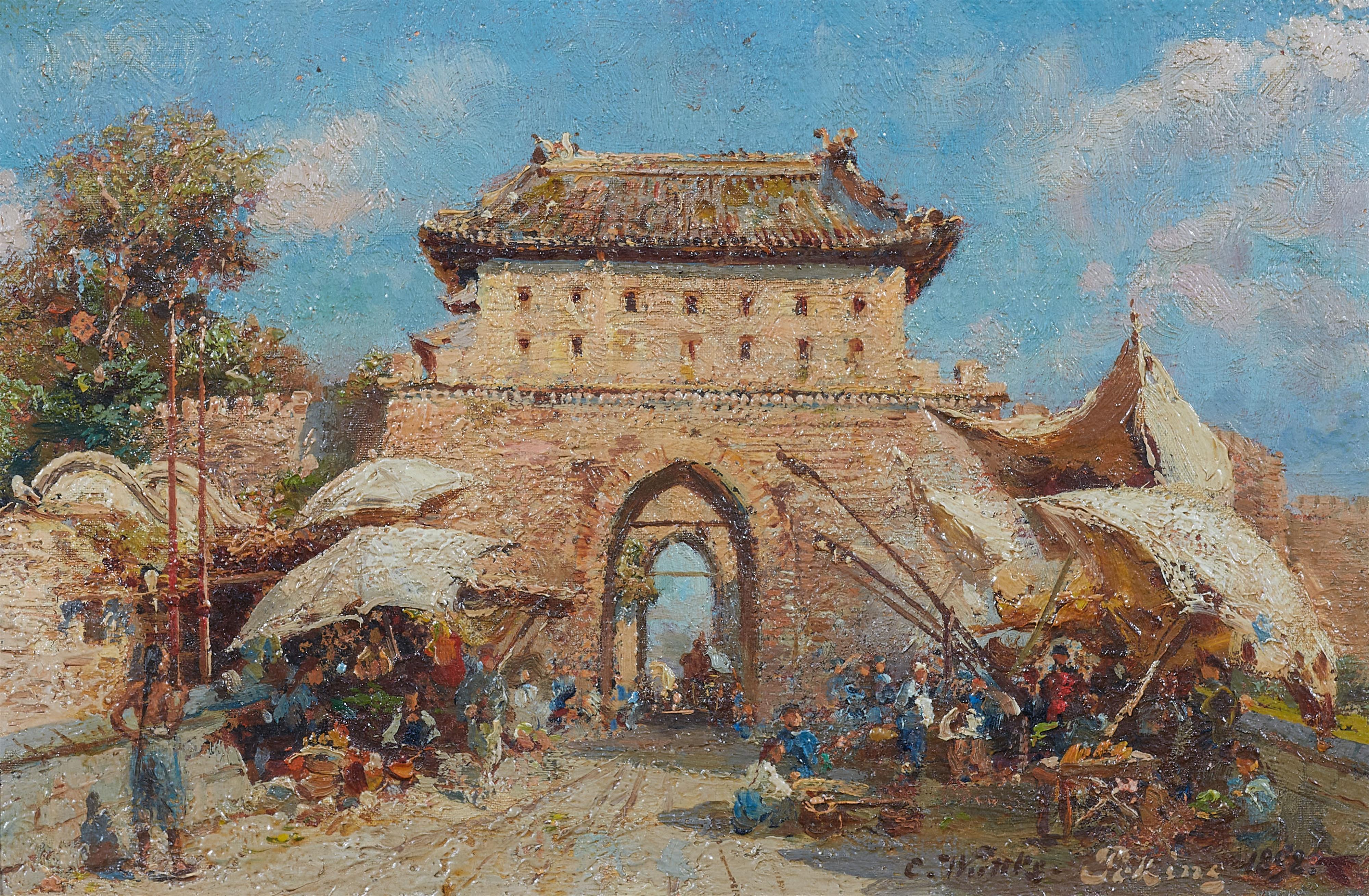 Carl Wuttke - Stadttor von Peking
