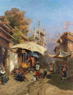 Carl Wuttke - Street view in Beijing, China