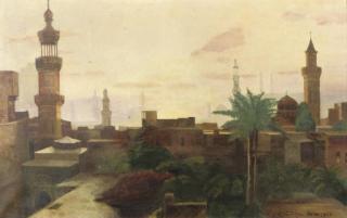 Carl Wuttke - View of Cairo