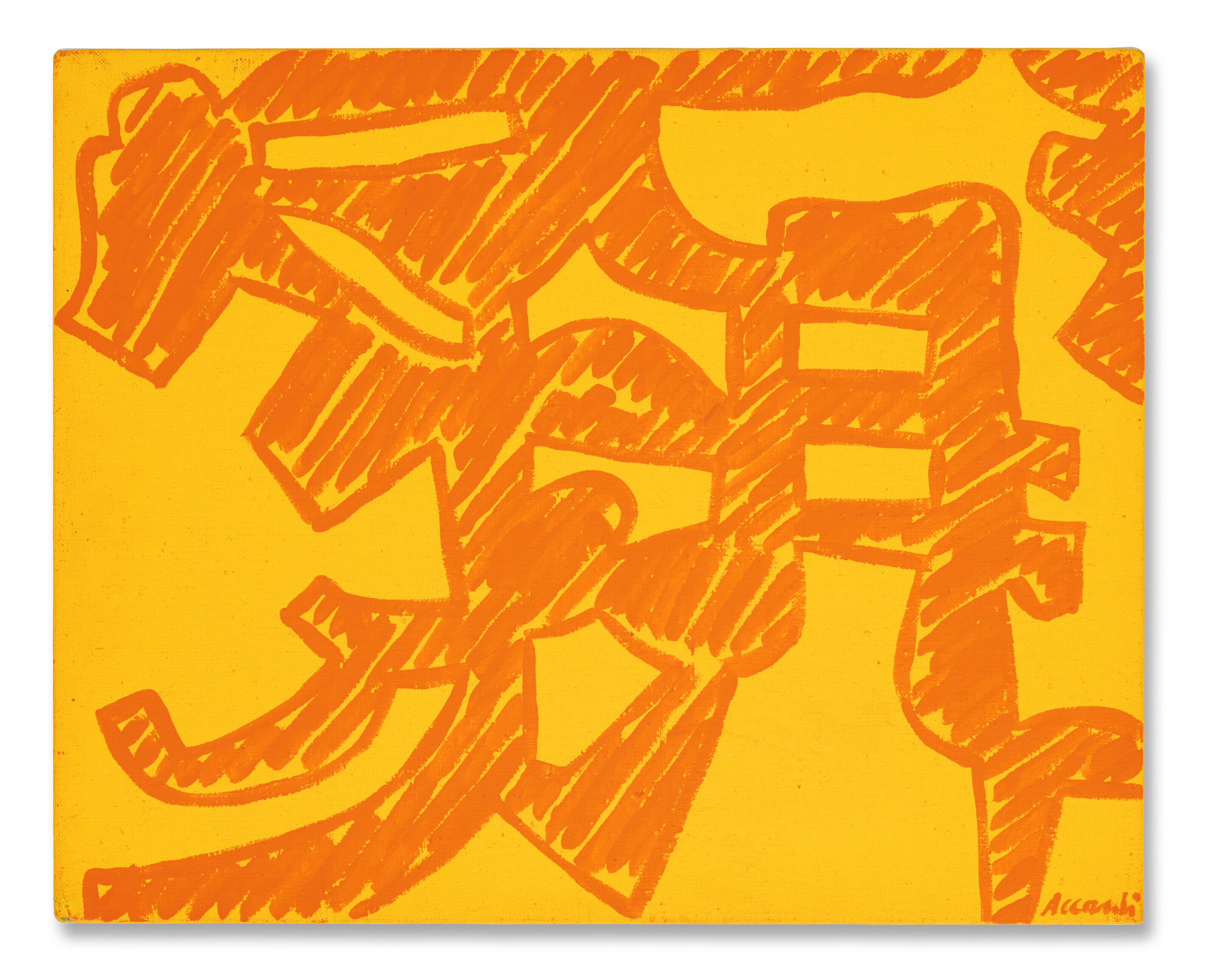 Carla Accardi - Gialloarancio (Orange-Yellow)