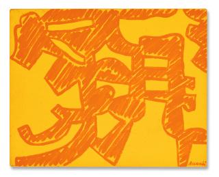 Carla Accardi - Gialloarancio (Orange-Yellow)