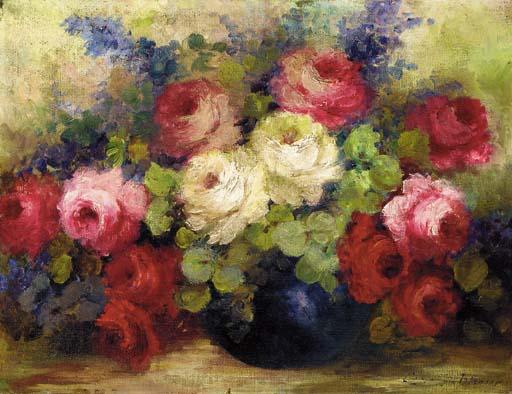 Carle John Blenner - Roses and Lilacs