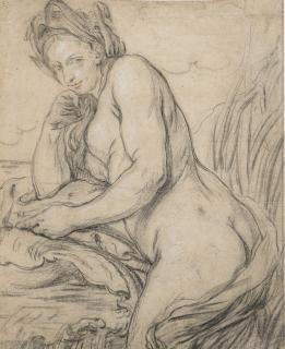 Carle Van Loo - Nympe Au Bord De L\'Eau