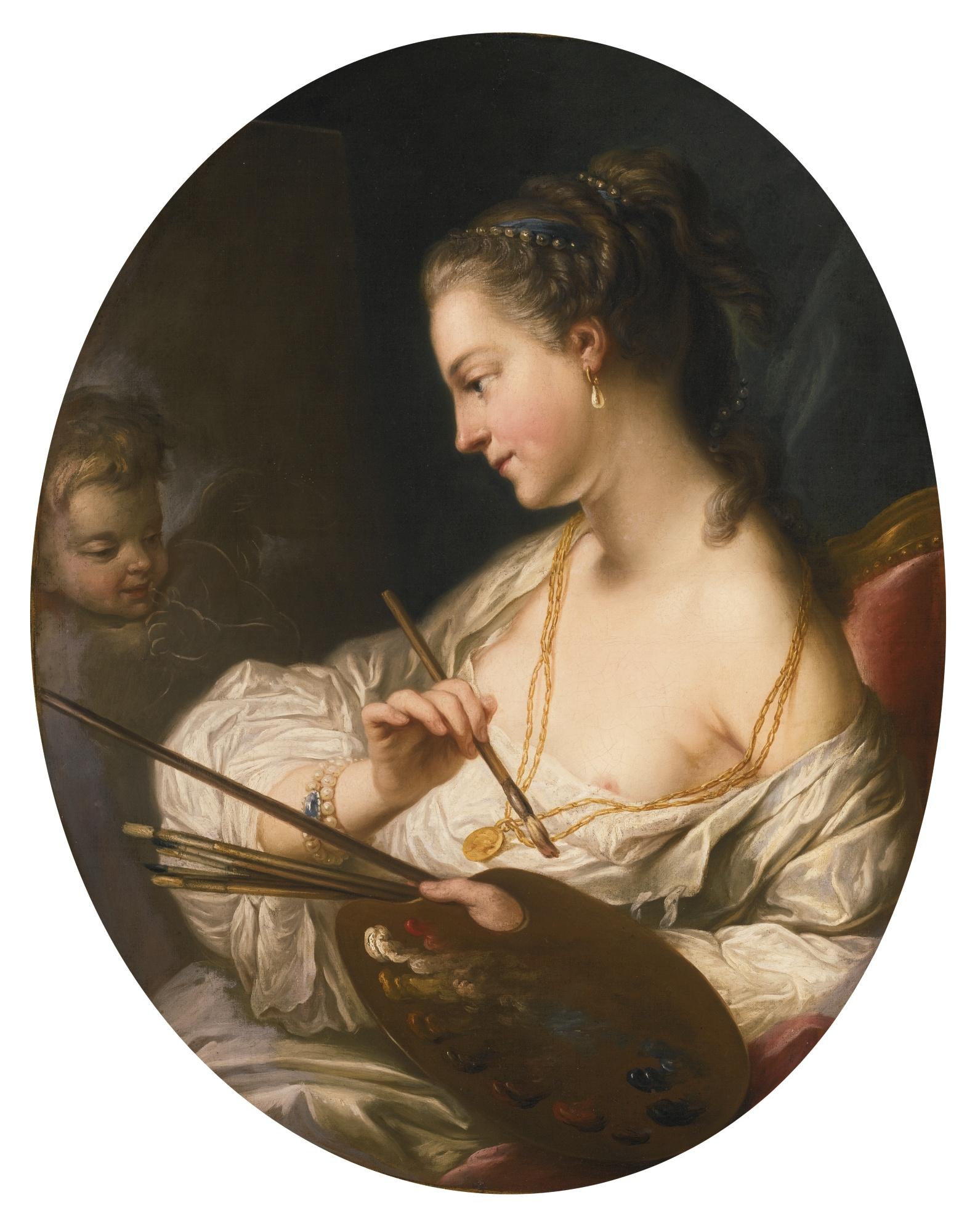 Carle Vanloo - Allegory Of Painting