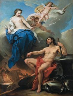 Carle Vanloo - Venus requesting Vulcan to make arms for Aeneas