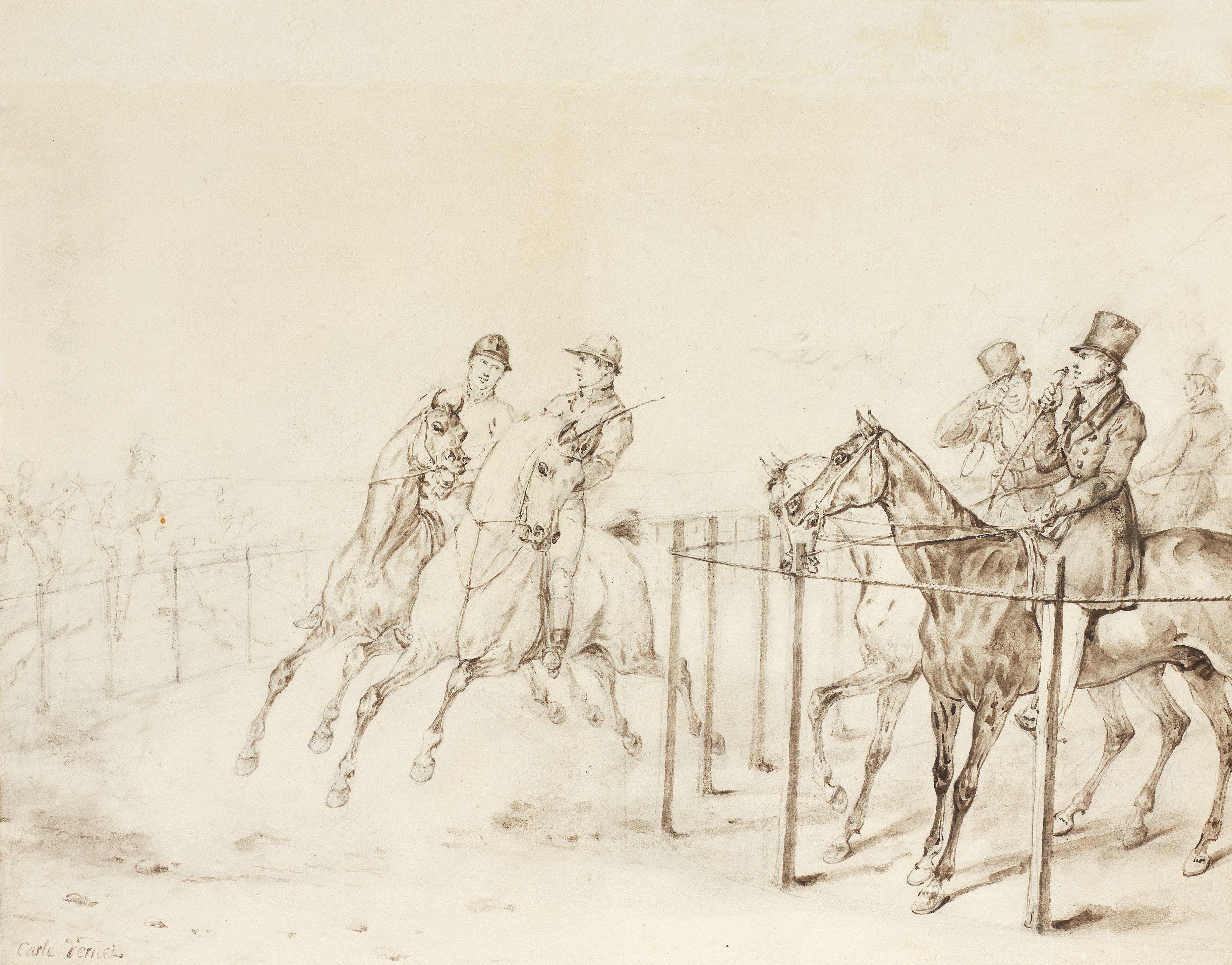 Carle Vernet - At the Races