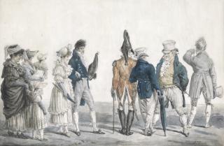 Carle Vernet - Satire On The English In Paris