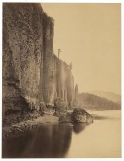 Carleton E. Watkins - Cape Horn, Columbia River, Washington Territory, 1867