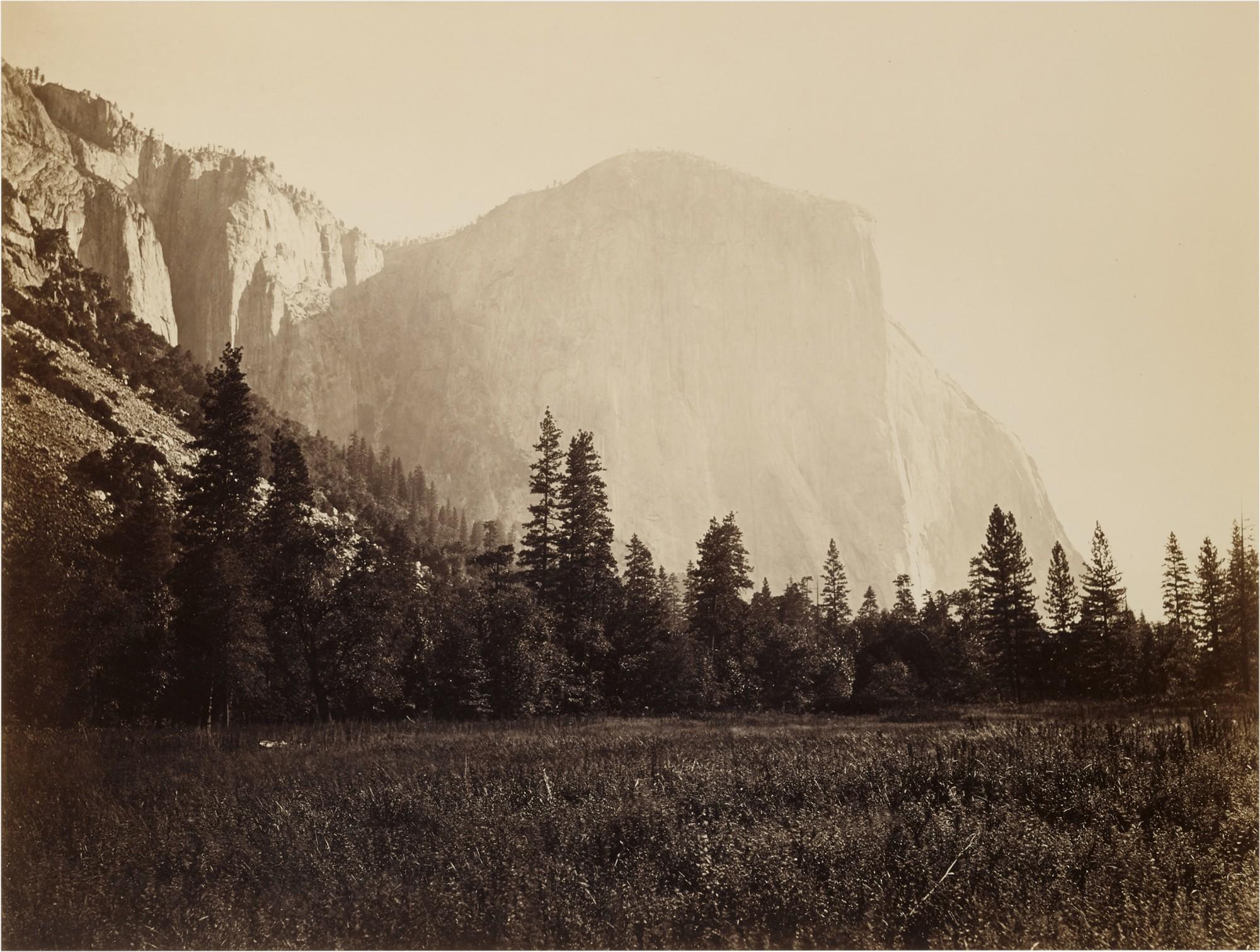 Carleton E. Watkins - El Capitan, 3600 Ft., Yosemite Valley