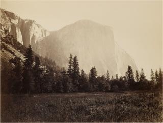 Carleton E. Watkins - El Capitan, 3600 Ft., Yosemite Valley