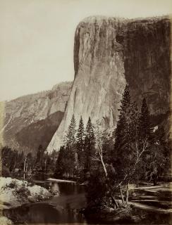 Carleton E. Watkins - El Capitan, Yosemite, 1878-1881
