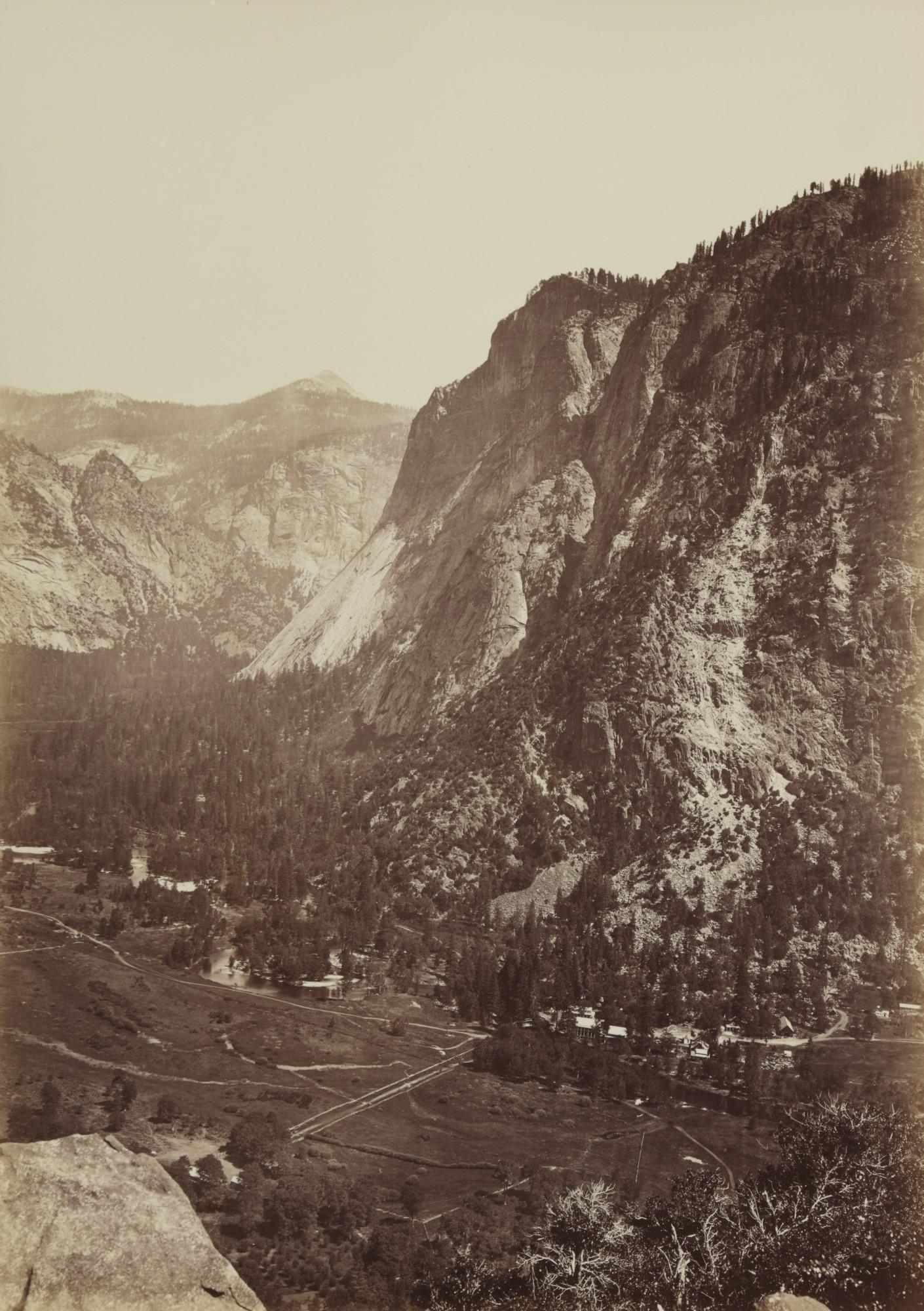 Carleton E. Watkins - \'Glacier Point From Eagle Point Trail, Yosemite\'
