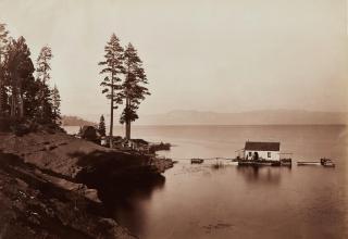 Carleton E. Watkins - Lake Tahoe from Tahoe City