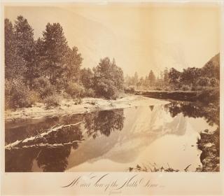 Carleton E. Watkins - Mirror View of the North Dome, Yosemite