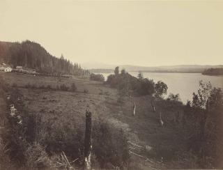 Carleton E. Watkins - Mt. Hood From Near Vancouver, 1867