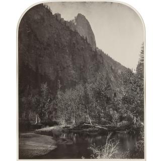 Carleton E. Watkins - \'Sentinel – View Down The Valley, 3270 Ft., Yo Semite\'