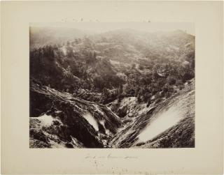 Carleton E. Watkins - \'The Devil’s Canon- Geysers\' (Sonoma County)