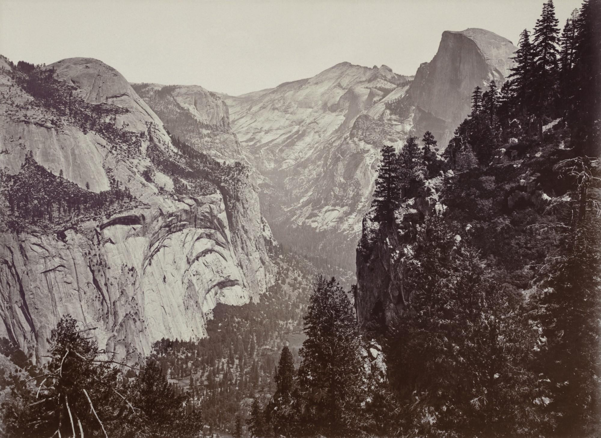 Carleton E. Watkins - The Domes from Union Point, Yosemite