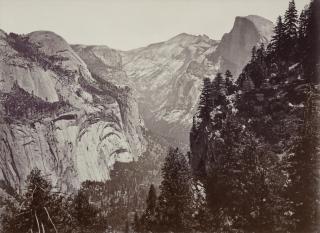 Carleton E. Watkins - The Domes from Union Point, Yosemite