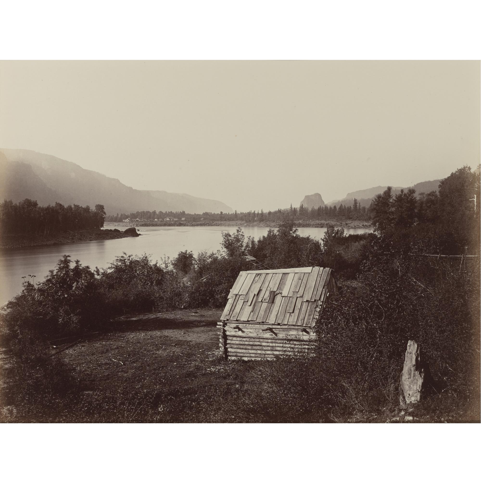 Carleton E. Watkins - \'The Garrison, Columbia River\'