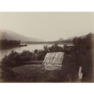 Carleton E. Watkins - \'The Garrison, Columbia River\'