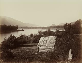 Carleton E. Watkins - \'The Garrison, Columbia River\'